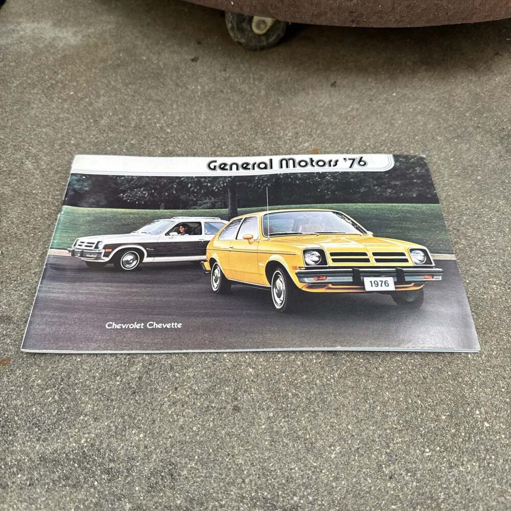 1976 General Motors Dealer Brochure GM Full Line Chevy Pontiac Buick Cadillac
